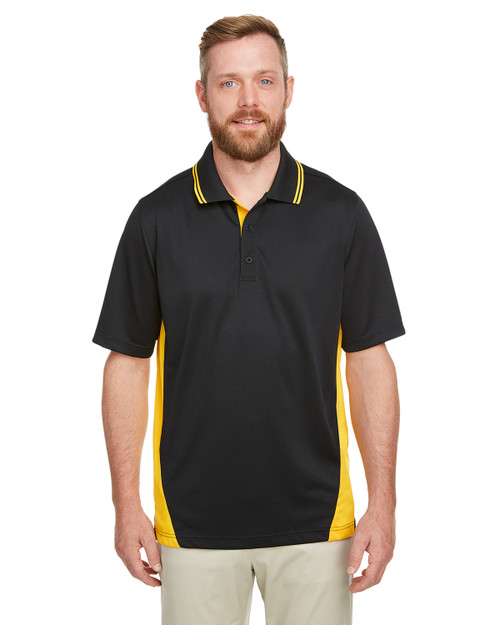 Harriton M386T - Men's Tall Flash Snag Protection Plus IL Colorblock Polo