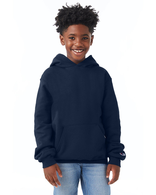 Champion S790 - Youth Double Dry Eco® Pullover Hooded Sweatshirt