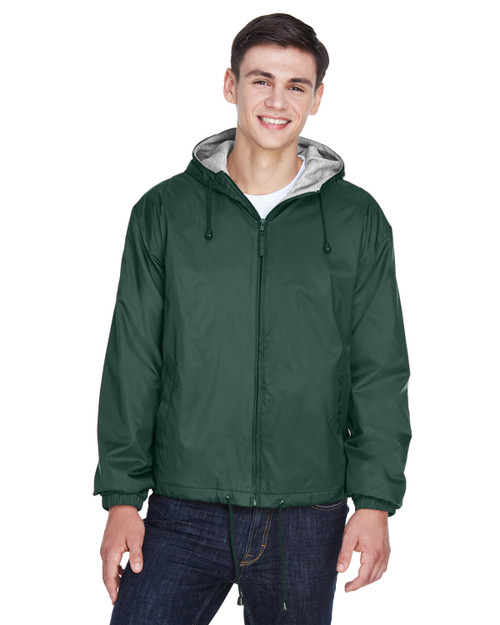 UltraClub 8915 - Adult Fleece-Lined Hooded Jacket