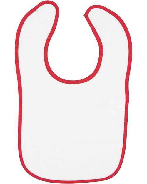 Rabbit Skins 1003 - Infant Contrast Trim Terry Bib