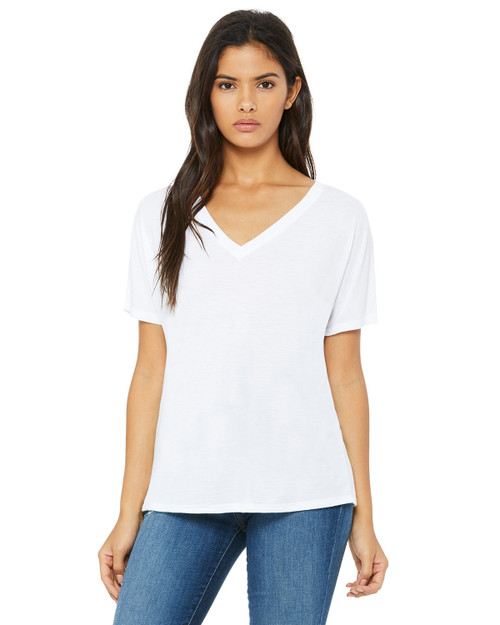 Bella + Canvas 8815 - Ladies' Slouchy V-Neck T-Shirt