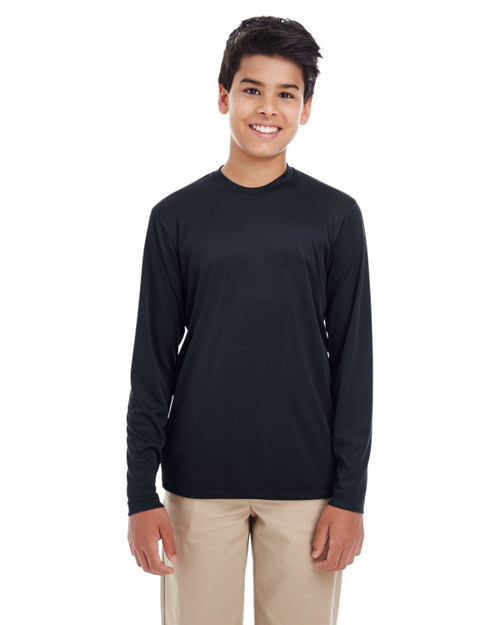 UltraClub 8622Y - Youth Cool & Dry Performance Long-Sleeve Top