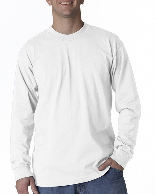 Bayside BA2955 - Adult 6.1 oz., Cotton Long Sleeve T-Shirt