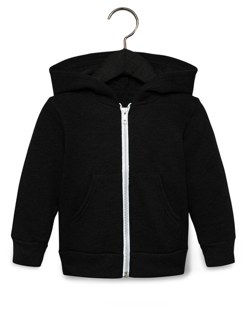 Bella + Canvas 3739T - Toddler Full-Zip Hooded Sweatshirt