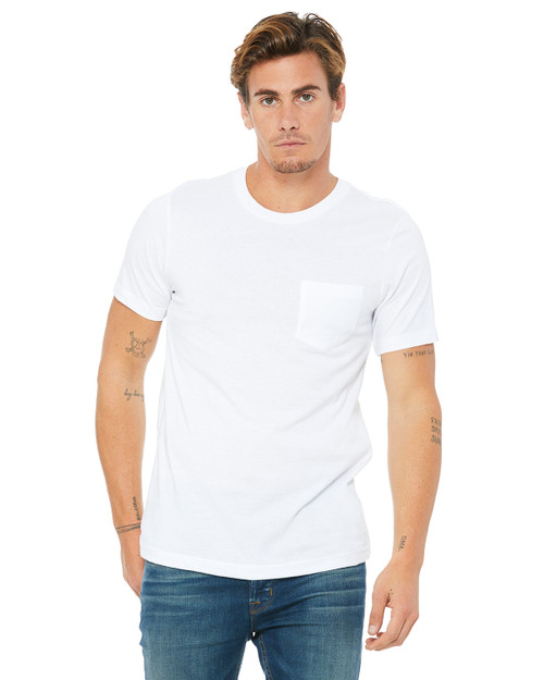 Bella + Canvas 3021 - Men's Jersey Short-Sleeve Pocket T-Shirt