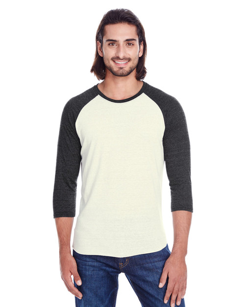 Threadfast Apparel 302G - Unisex Triblend 3/4-Sleeve Raglan