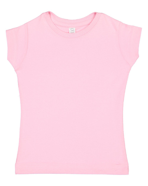 Rabbit Skins 3316 - Toddler Girls' Fine Jersey T-Shirt