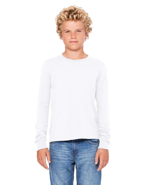 Bella + Canvas 3501Y - Youth Jersey Long-Sleeve T-Shirt