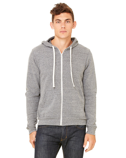 Bella + Canvas 3909 - Unisex Triblend Sponge Fleece Full-Zip Hoodie