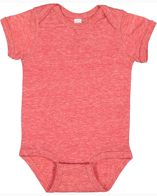 Rabbit Skins 4491 - Infant Harborside Melange Jersey Bodysuit