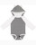 Rabbit Skins 4418 - Infant Long Sleeve Fine Jersey Bodysuit With Ears