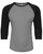 Next Level 6251 - Unisex CVC 3/4 Sleeve Raglan Baseball T-Shirt