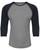 Next Level 6251 - Unisex CVC 3/4 Sleeve Raglan Baseball T-Shirt