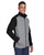 Devon & Jones DG796 - Men's Newbury Colorblock Mélange Fleece Full-Zip