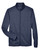 Devon & Jones DG796 - Men's Newbury Colorblock Mélange Fleece Full-Zip