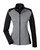 Devon & Jones DG796W - Ladies' Newbury Colorblock Mélange Fleece Full-Zip