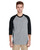 Gildan G570 - Adult Heavy Cotton™ 3/4-Raglan Sleeve T-Shirt