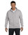 Hanes P180 - Adult EcoSmart® 50/50 Full-Zip Hooded Sweatshirt