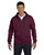 Hanes P180 - Adult EcoSmart® 50/50 Full-Zip Hooded Sweatshirt