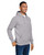 J America JA8706 - Ripple Fleece Pulllover Hooded Sweatshirt