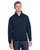 J America JA8890 - Adult Quilted Snap Pullover