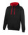 Just Hoods By AWDis JHA003 - Adult 80/20 Midweight Varsity Contrast Hooded Sweatshirt