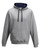 Just Hoods By AWDis JHA003 - Adult 80/20 Midweight Varsity Contrast Hooded Sweatshirt