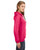 J America JA8836 - Ladies' Sydney Brushed V-Neck Hooded Sweatshirt