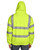 Berne HVF021 - Men's Berne Hi-Vis Class 3 Lined Full-Zip Hooded Sweatshirt