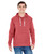 J America JA8871 - Adult Triblend Pullover Fleece Hooded Sweatshirt