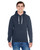 J America JA8871 - Adult Triblend Pullover Fleece Hooded Sweatshirt