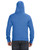 J America JA8872 - Adult Triblend Full-Zip Fleece Hooded Sweatshirt