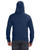 J America JA8872 - Adult Triblend Full-Zip Fleece Hooded Sweatshirt