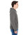 J America JA8872 - Adult Triblend Full-Zip Fleece Hooded Sweatshirt