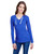 LAT LA3538 - Ladies' Long Sleeve Fine Jersey Lace-Up T-Shirt