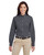 Harriton M581W - Ladies' Foundation 100% Cotton Long-Sleeve Twill Shirt with Teflon™