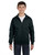 Hanes P480 - Youth EcoSmart® 50/50 Full-Zip Hooded Sweatshirt