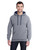 Fruit of the loom SF77R - Adult Sofspun® Striped Hooded Sweatshirt