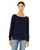 Bella + Canvas 7501 - Ladies' Sponge Fleece Wide Neck Sweatshirt