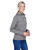 UltraClub 8618W - Ladies' Cool & Dry Heathered Performance Quarter-Zip