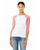 Bella + Canvas B2000 - Ladies' Baby Rib 3/4-Sleeve Contrast Raglan T-Shirt