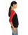 Bella + Canvas B2000 - Ladies' Baby Rib 3/4-Sleeve Contrast Raglan T-Shirt