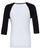 Bella + Canvas B2000 - Ladies' Baby Rib 3/4-Sleeve Contrast Raglan T-Shirt