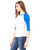 Bella + Canvas B2000 - Ladies' Baby Rib 3/4-Sleeve Contrast Raglan T-Shirt