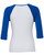 Bella + Canvas B2000 - Ladies' Baby Rib 3/4-Sleeve Contrast Raglan T-Shirt