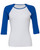 Bella + Canvas B2000 - Ladies' Baby Rib 3/4-Sleeve Contrast Raglan T-Shirt