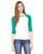 Bella + Canvas B2000 - Ladies' Baby Rib 3/4-Sleeve Contrast Raglan T-Shirt