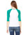 Bella + Canvas B2000 - Ladies' Baby Rib 3/4-Sleeve Contrast Raglan T-Shirt