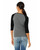 Bella + Canvas B2000 - Ladies' Baby Rib 3/4-Sleeve Contrast Raglan T-Shirt