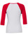 Bella + Canvas B2000 - Ladies' Baby Rib 3/4-Sleeve Contrast Raglan T-Shirt